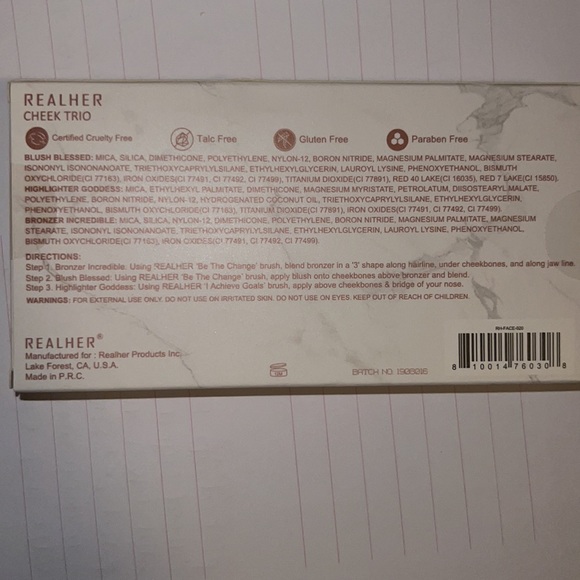 🆕REALHER ULTIMATE GLOW GETTER CHEEK TRIO PALETTE 🎨 - Picture 10 of 10